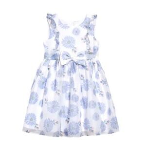 Pippa & Julie Daisy Ruffle Bow Fit & Flare Dress Size 4